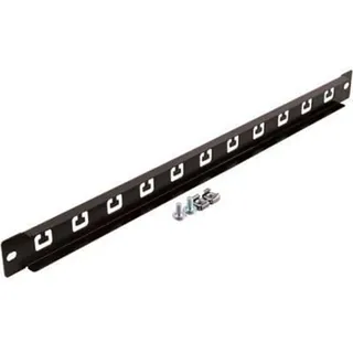 Deltaco 19" cable management plate 1U