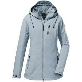 G.I.G.A. DX Damen Softshelljacke/Outdoorjacke mit abzippbarer Kapuze - GS 32 WMN SFTSHLL JCKT, petrol, 38, 38345-000