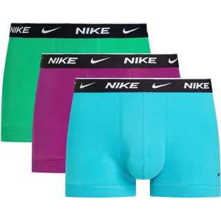 NIKE Underwear Trunk, (Packung, 3 St., 3er-Pack), mit Markenlabel, bunt