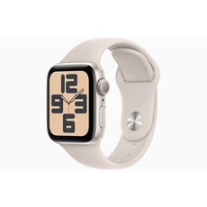 Apple Watch SE (2023) GPS 40mm - Starlight Aluminium Case with Starlight Sport Band - S/M