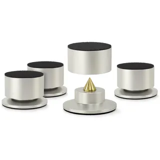 Dynavox BA-4 Highend Absorber 4er-Set, silber