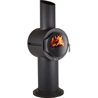 Kanuk Kaminofen Stahl Schwarz