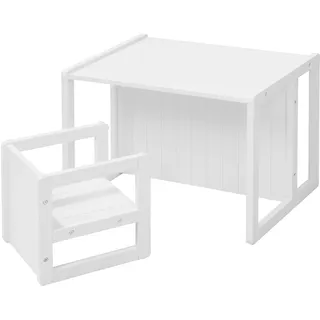 roba Kindersitzgruppe Landhausstil umwandelbar Holz weiß