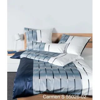 JANINE Carmen S 55026 nachtschattenblau/perlblau 135 x 200 cm + 80 x 80 cm