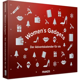 FRANZIS 67255 - Women's Gadgets - Der Adventskalender für sie 2021, 24 Überraschungen, die Frauenherzen höher schlagen lassen
