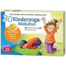 30 Kinderyoga-Bildkarten zur Aktivierung und Entspannung