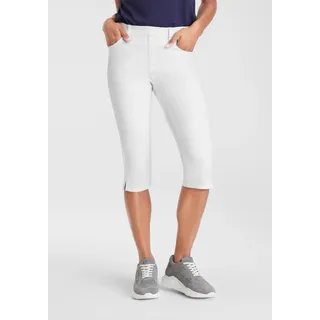Arizona Caprijeans »Ultra-Stretch« extra-eng geschnittene Beinform, hoher Bund, in Capri-Länge, weiß