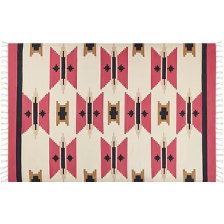 Beliani Garni Kelimteppich 200 x 300 cm Mehrfarbig