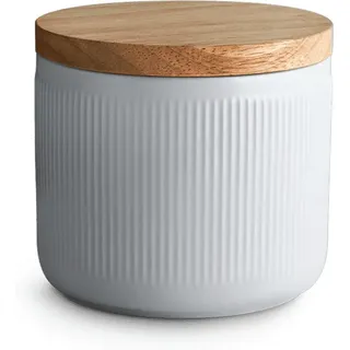 Springlane Vorratsdose Keramik hellgrau 10,1 x 9,3 cm 400 ml