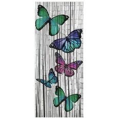 Bild von Bambusvorhang Schmetterlinge