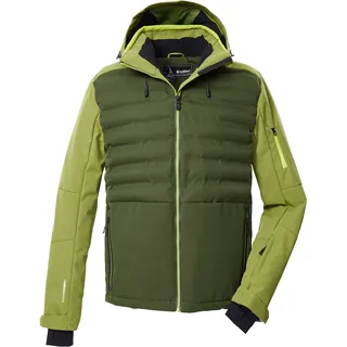 Skijacke KILLTEC "KSW 72 MN SKI JCKT", Herren, Gr. XXL, waldmeister, Obermaterial: 100% Polyester;Futter: 100% Polyester;Füllung: 100% Polyester, Jacken Skijacke, Moderne Hybridoptik, winddicht, wasserabweisend, atmungsaktiv