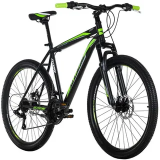 KS-Cycling Mountainbike Hardtail 26 Zoll RH 74 cm schwarz-grün