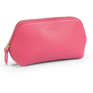 Londo Echtleder Kosmetiktasche, Schminktasche, Make up Tasche für Damen, Mädchen - Sonderfach mit Reisverschluss