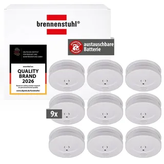 Brennenstuhl 9X RM C 9010 Weiß inkl. Austauschbare Batterie 2 St.