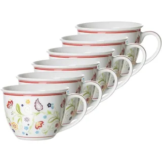 Ritzenhoff & Breker Jumbotassen Shanti Kaffeetasse 0,35 l Mehrfarbig 6 St.
