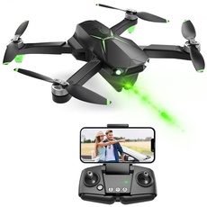 Loolinn | Drohne GPS - Unter 250 Gramm, 50 Minuten Flugzeit, Zwei Akkus, 4K Fotos, 2K Videos, GPS Intelligente Rückflug-und Folgefunktion - Drohne mit Kamera 4K für Einsteiger (Hat C0 Kennzeichnung)