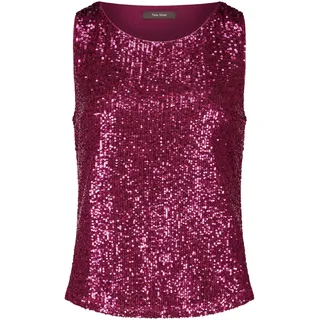 Vera Mont Blusentop »Pailletten-Top ohne Arm«, rosa