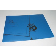 Schreibtischauflage für Linkshänder, cobalt-blau