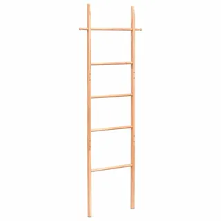 vidaXL Handtuchleiter 170 cm Massivholz Nussbaum - Braun