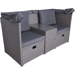 Garden Pleasure Saint-Tropez Loungeset grau