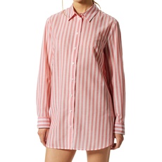 Schiesser Damen Sleepshirt, 80cm Nachthemd, apricot, 42