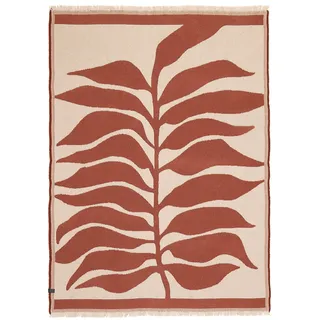 Schöner Wohnen SCHÖNER WOHNEN-Kollektion Wohndecke »View« mit zweifarbigem Blättermotiv