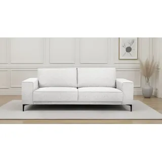 otto home 3-Sitzer »3er Sofa Oland, Struktur, Flachgewebe, Luxus-Microfaser, Boucle« beige