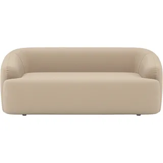 Home affaire 2-Sitzer »Nergal, Einzelsofa Breite 217cm, organisches Design« Modernes Design, schlichte Optik, stilvoller Blickfang im Wohnzimmer, grau