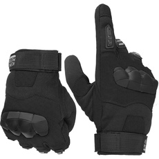 KEMIMOTO Motorrad Handschuhe Herr, Motorradhandschuhe Sommer mit TPR Knöchelprotektor und Touchscreen, Taktische Handschuhe, Militär Einsatzhandschuhe, Outdoor Handschuhe für Motorrad