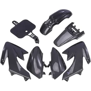 Verkleidung SET 110 ccm Carbon Style Typ 1 Dirt Bike Pit Bike HMParts