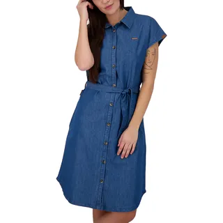 ALIFE and Kickin MaeveAK DNM A Shirt Dress Dark Denim Washed M