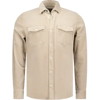Nza New Zealand 25hn506 Langarmhemd - Warm Beige - 2XL