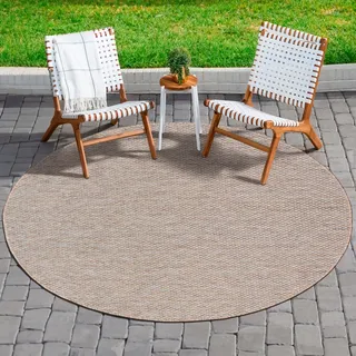 Sanat "Melissa 8000", rund 10 mm Höhe Kurzflor, In -und Outdoor geeignet, Wohnzimmer,
