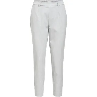 Object Slim Pant Noos Stoffhose für Damen, Light Grey Melange,40