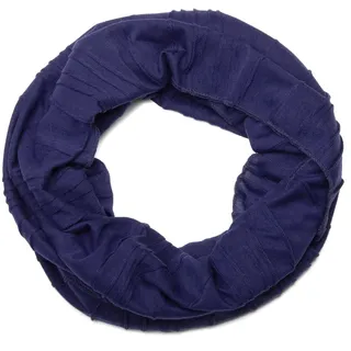 styleBREAKER Loop "Loop mit Falten Muster" 1 Stk., lila