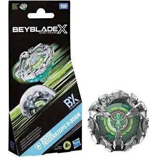 Hasbro Beyblade X Bergkamm Triceratops 9-80GN Booster Pack, Set mit Takara Tomy Abwehr-Typ Kreisel, Kampfkreisel-Spiel, Spielzeug, ab 8 Jahren