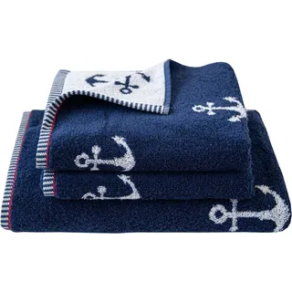 Dyckhoff Maritim Duschtuch 70 x 140 cm blau