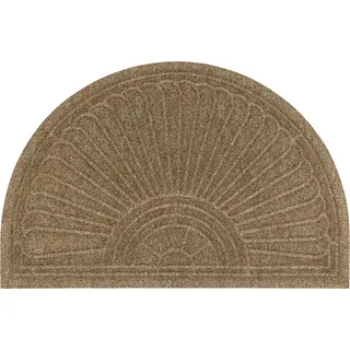 Wash+Dry DUNE Halfmoon Taupe 55x85cm, innen und außen, waschbar