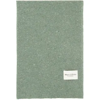 Marc O'Polo Herren Strickschal aus Woll-Mix Winter, Grün (Rain-Kissed Leaf), One Size