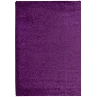 Steffensmeier Moderner Teppich 120/180 cm Cambridge Young , Lila , Textil , Uni , Rechteckig , 120x180 cm , für Fußbodenheizung geeignet , Teppiche und Böden, Teppiche