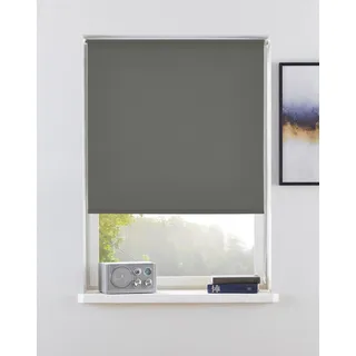 MY HOME Seitenzugrollo THEMSE 45 x 150 cm grau