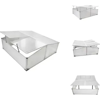 Frühbeet mit 4 Deckeln - Gewächshäuser - Transparent