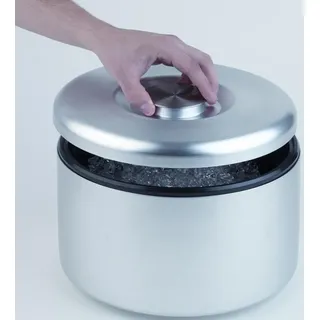 APS Eisbox, -Maxi- aus Aluminium, eloxiert, Eisherstellung, Silber