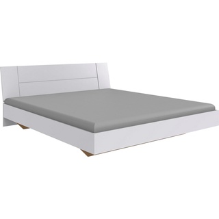 WIMEX Futonbett »Kreta«, Liegefläche 180x200cm, modernes Kopfteil, weiß