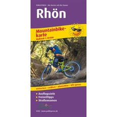 Mountainbikekarte Rhön 1 : 50 000