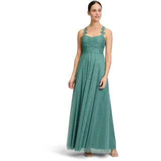 Vera Mont Damen Abiballkleid mit Spitze 38, Bright Eucalyptus