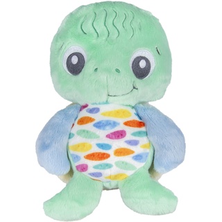 Playgro Plüsch Kuscheltier Stofftier ECO Schildkröte extra Soft - Hergestellt aus recycelten Wasserflaschen - Motiv Schildkröte