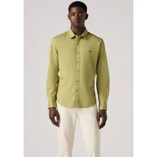 Levi's Levi's® Jeanshemd »BATTERY HM SHIRT SLIM« mit Logobadge, grün