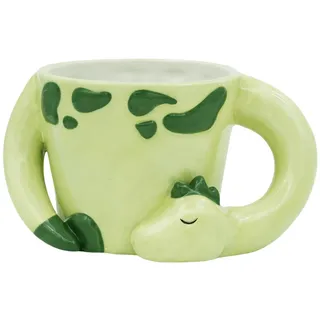 Winkee Dino Tasse Kaffeetasse Teetasse aus Keramik ca. 500 ml