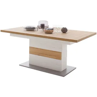 MCA Furniture maison bleue Säulentisch Zara , weiß , Maße (cm): B: 100 H: 77